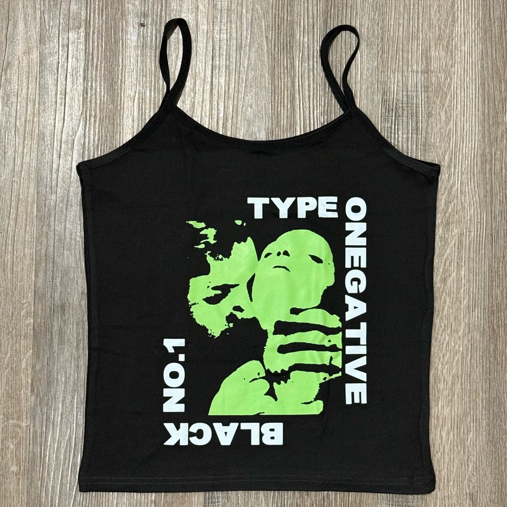 Y2K Type O Negative crop tank! Tank top Crop Camisole Band tee T-shirt